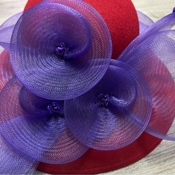 Kentucky Derby Womens Red Hat main image 8